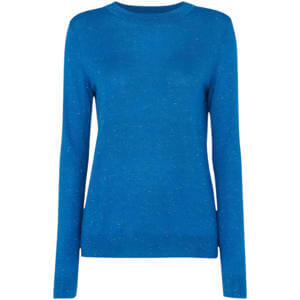 Whistles Blue Annie Sparkle Crew Neck